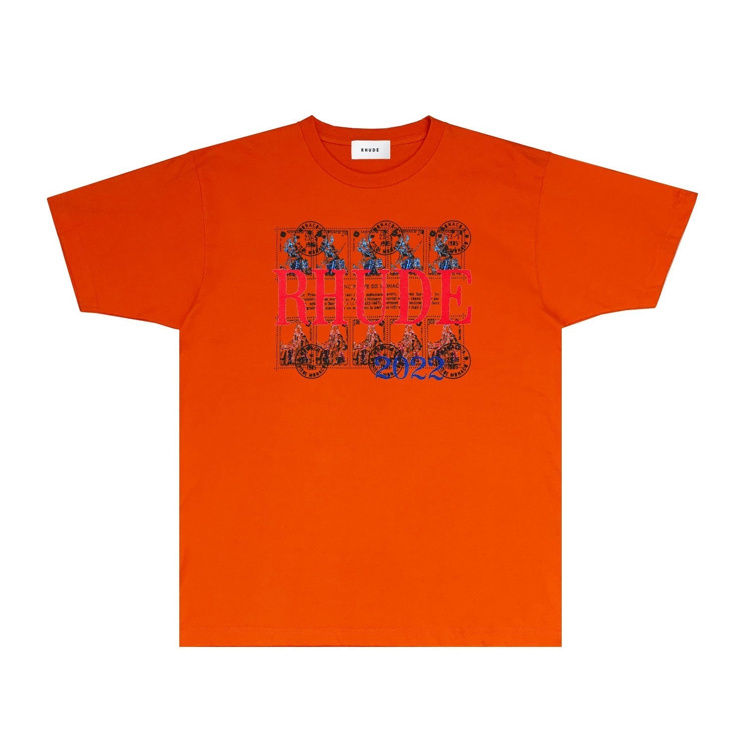 Rhude T Shirts Printed Trendy Pure Cotton