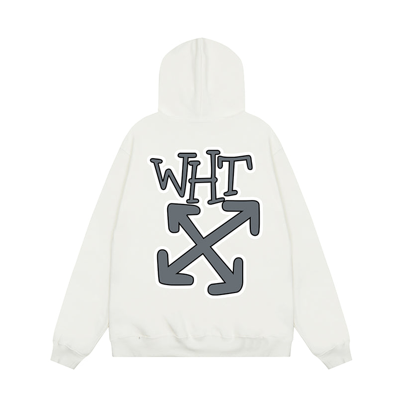 OFF WHITE Hoodie Trendy Street Style Personalized Cotton