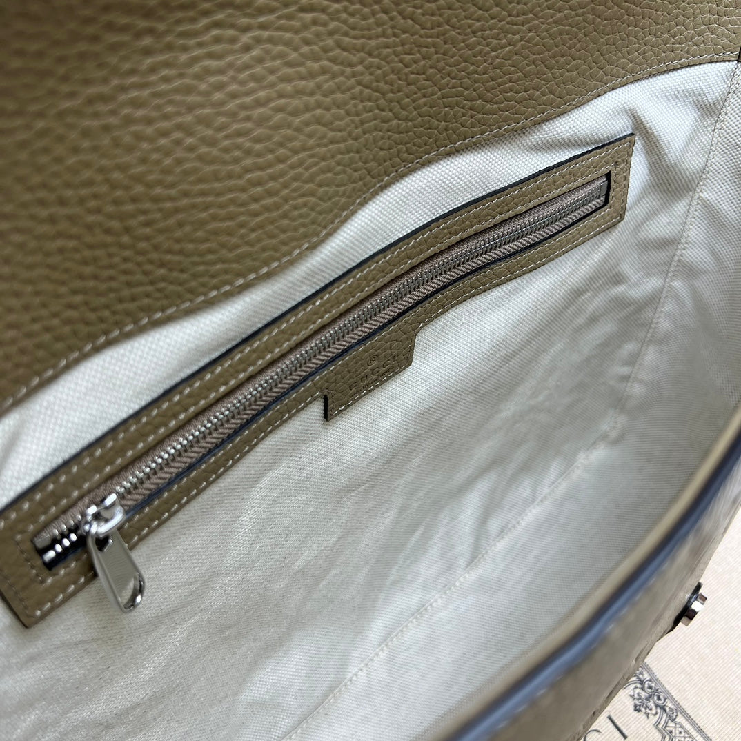 ＧＣＣＩGG JUMBO MEDIUM MESSEGER BAG BEGIE