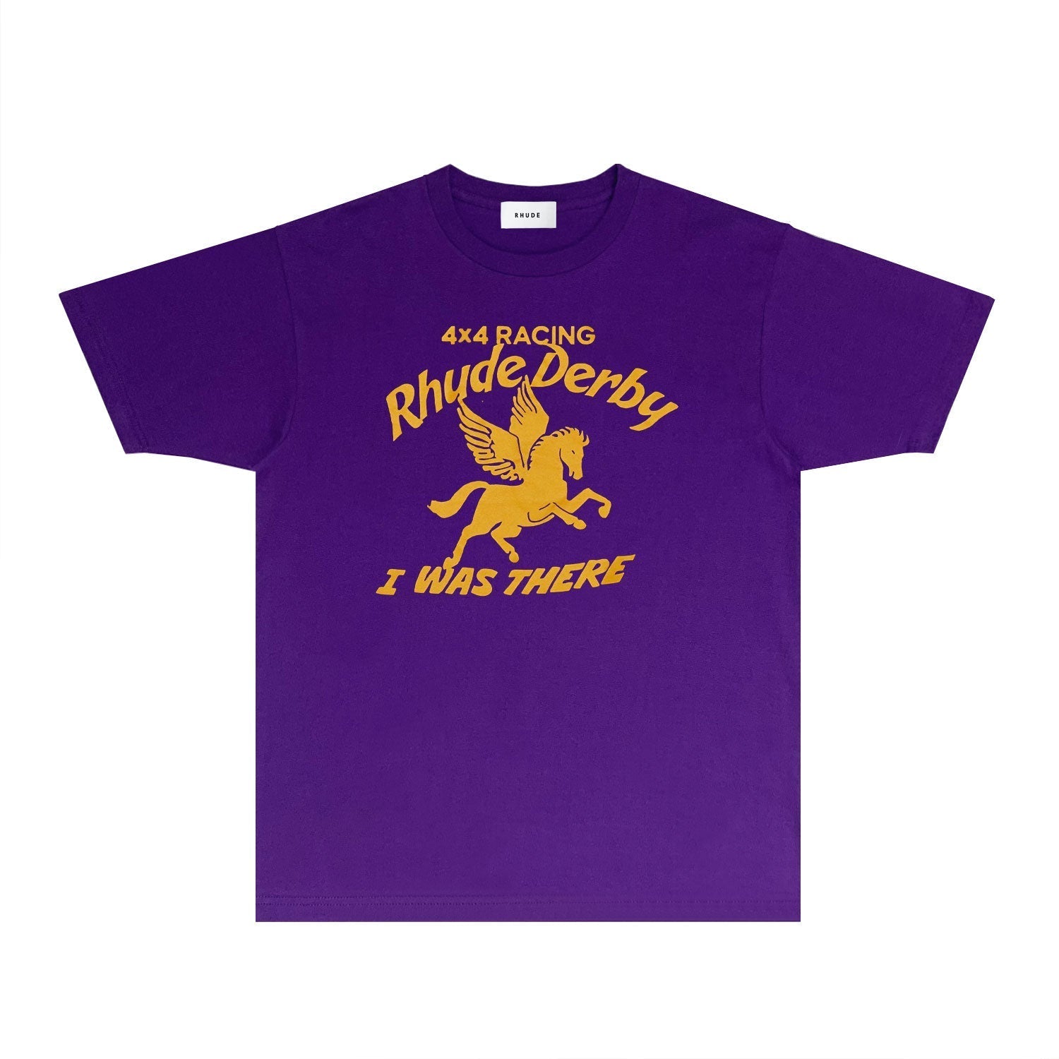 Rhude T Shirts Printed Trendy Pure Cotton