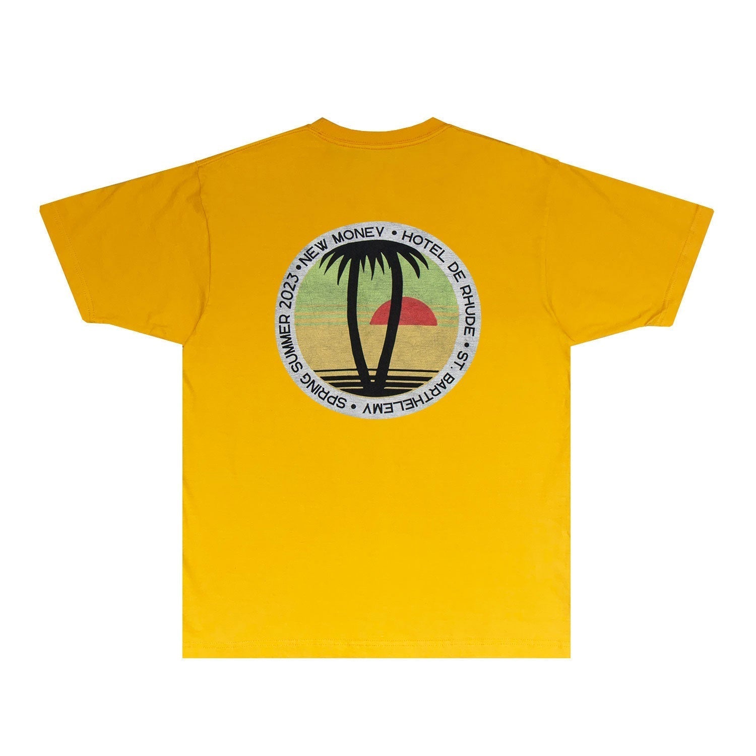 Rhude T Shirts Printed Trendy Pure Cotton