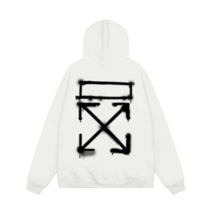OFF WHITE Hoodie Trendy Street Style Personalized Cotton