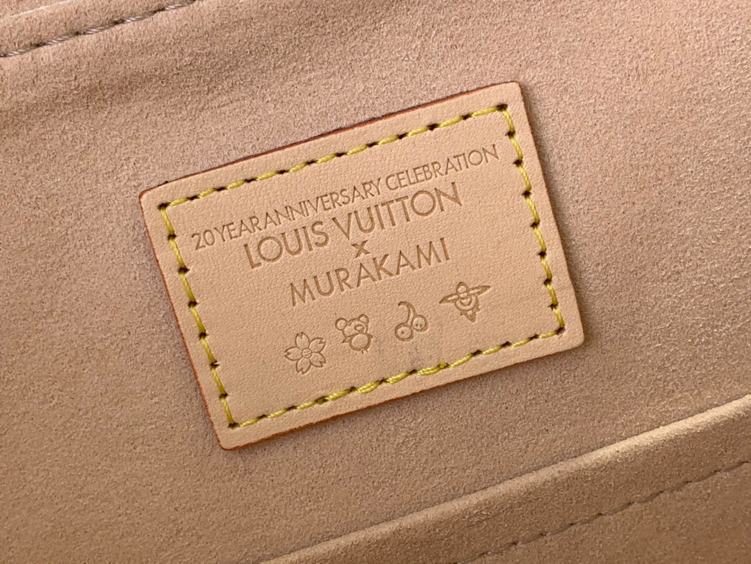 ＬＳ ＶＴＴＯＮ X TAKASHI MURAKAMI VENICE BACKPACK WHITE MULTICOLORED