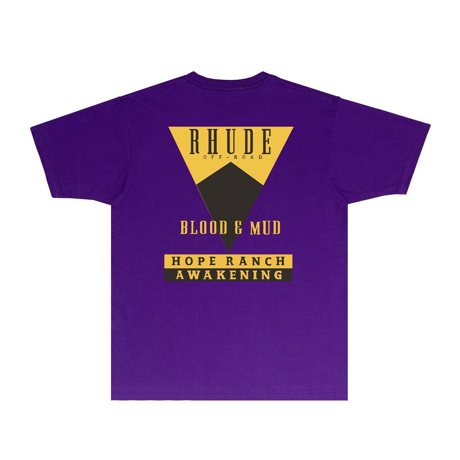 Rhude T Shirts Printed Trendy Pure Cotton