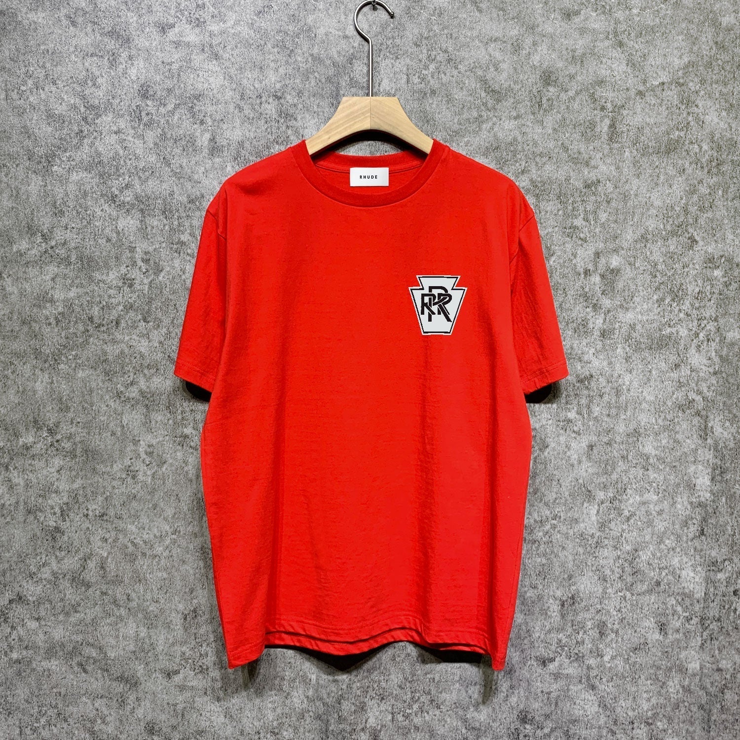 Rhude T Shirts Printed Trendy Pure Cotton