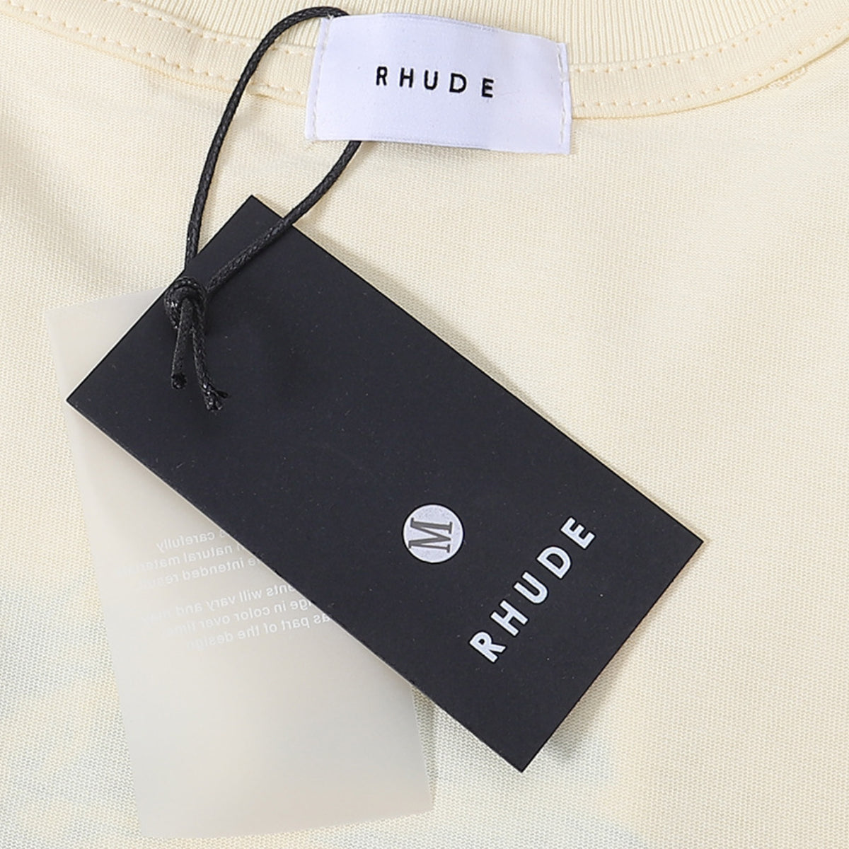Rhude T Shirt Wheat Ear Badge Short Sleeve T-Shirt
