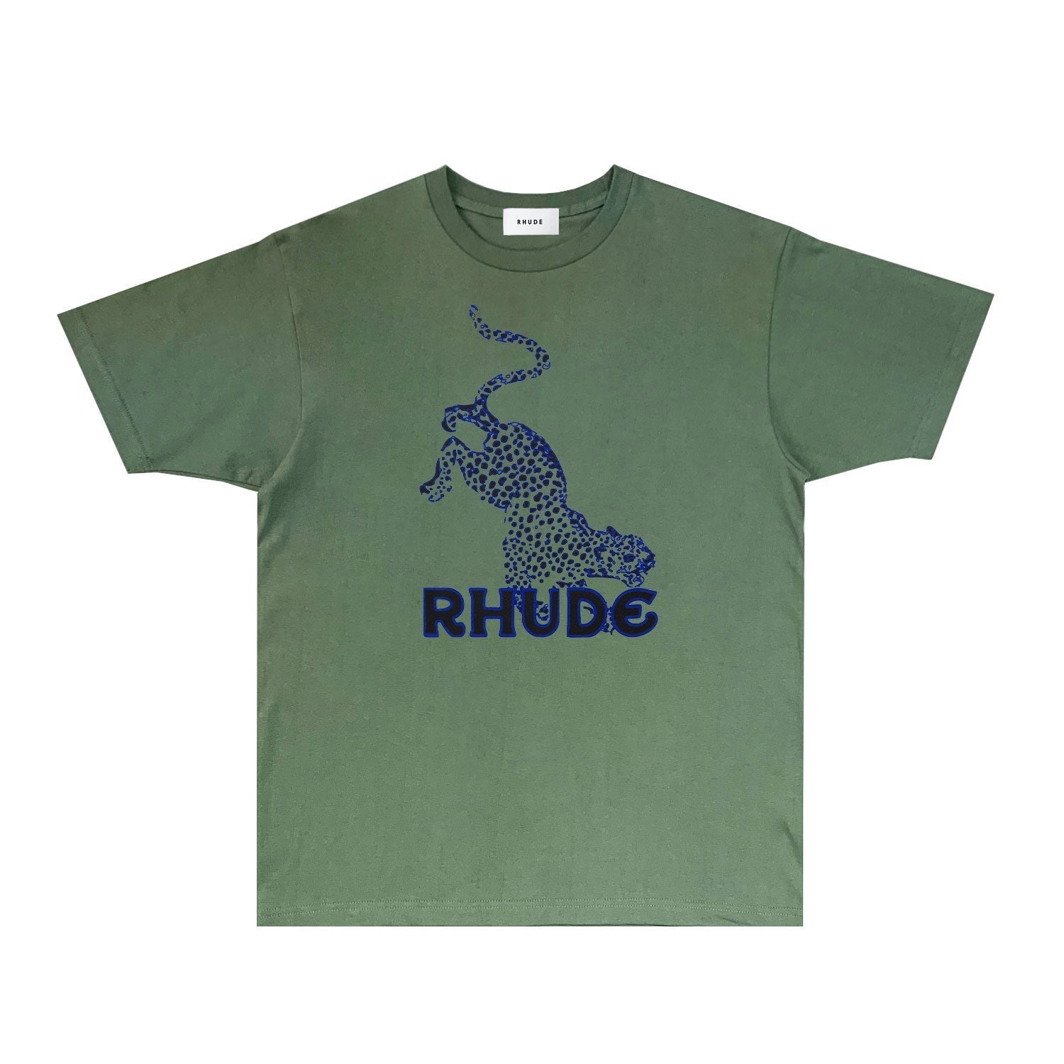 Rhude T Shirts Printed Trendy Pure Cotton