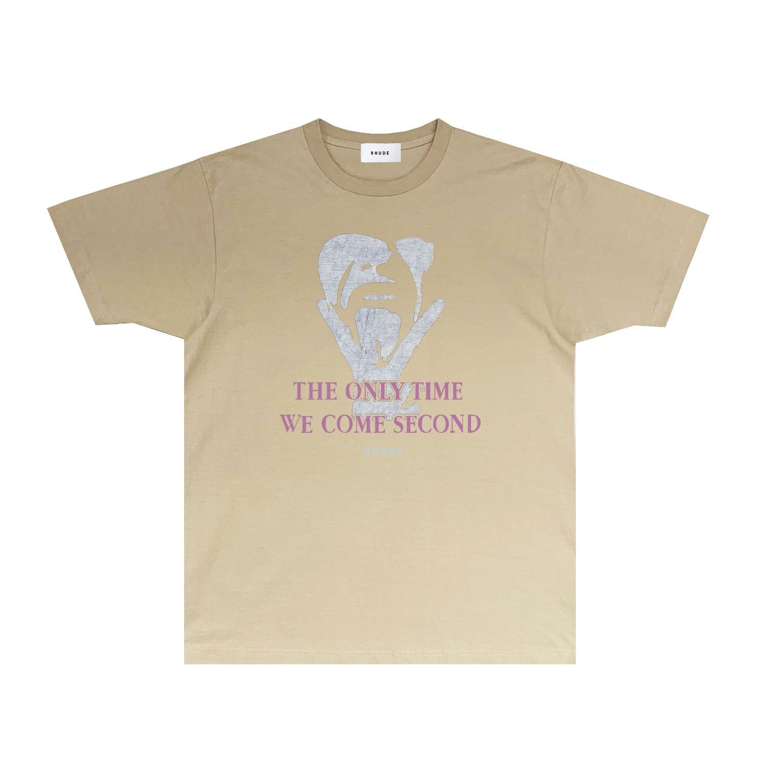 Rhude T Shirts Printed Trendy Pure Cotton