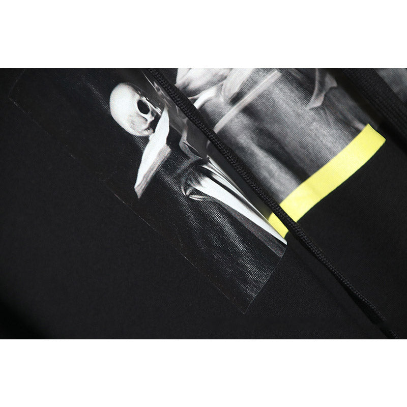 off White Hoodie Autumn and Winter Hooded Thin Terry Sweater