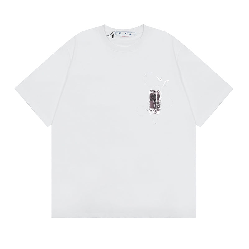 Off White T Shirts Direct Printing Pattern