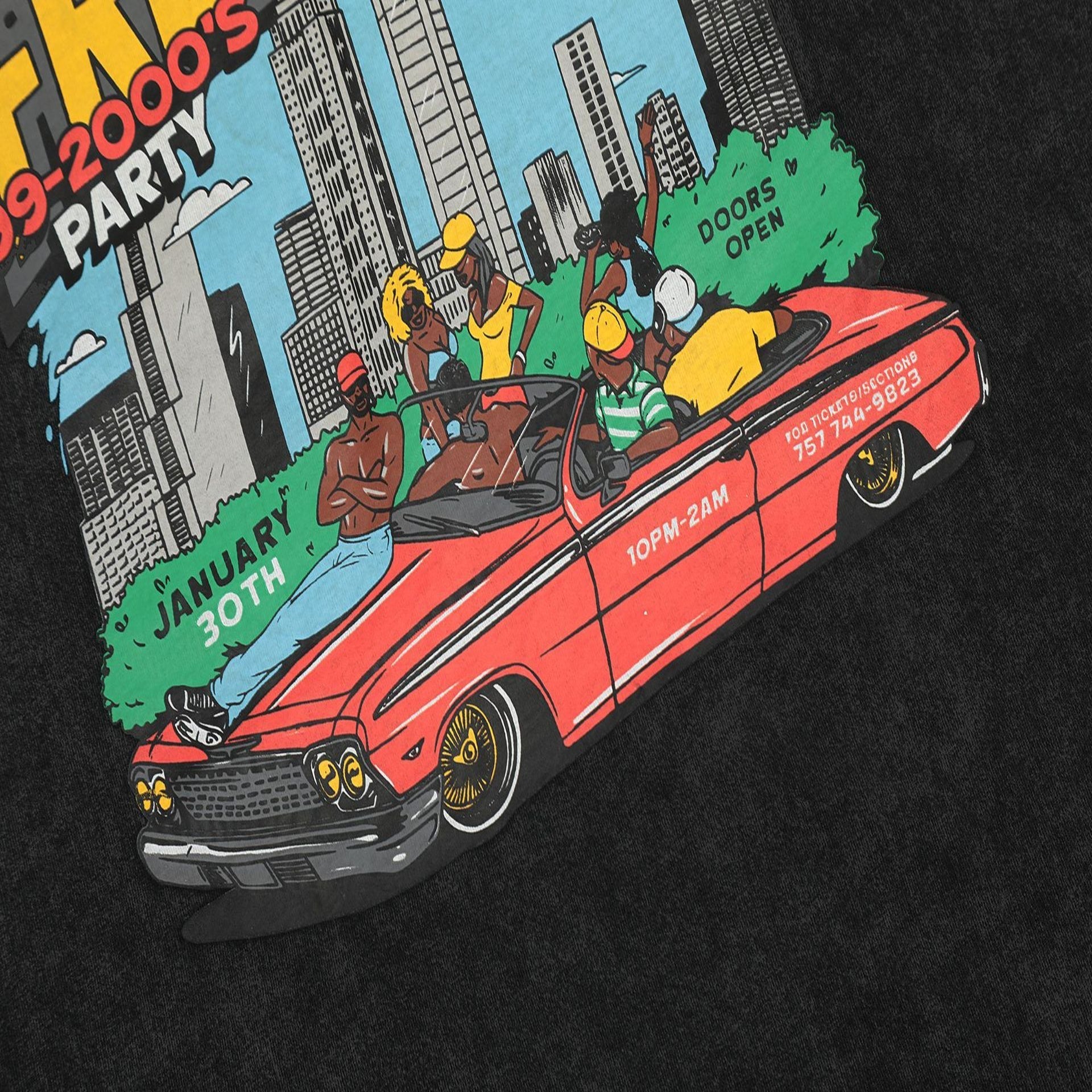 Gallery Dept T Shirts Car Painted Print Washed Short Sleeve plus Size