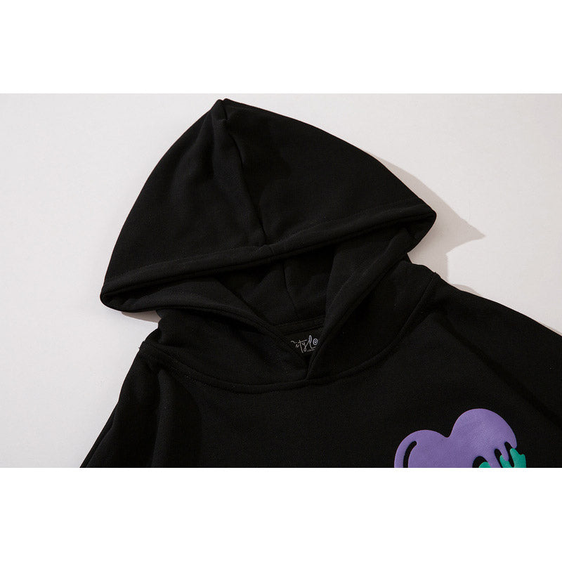 Man Fall Outfits Foam Love Printed Hoodie Autumn Winter Couple Men and Women