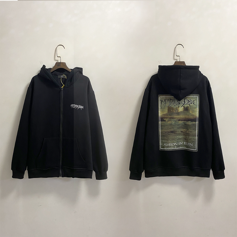 Kanye West Sunday Service Hoodie Kanye Fleece Lined Zipper Cardigan Sweater