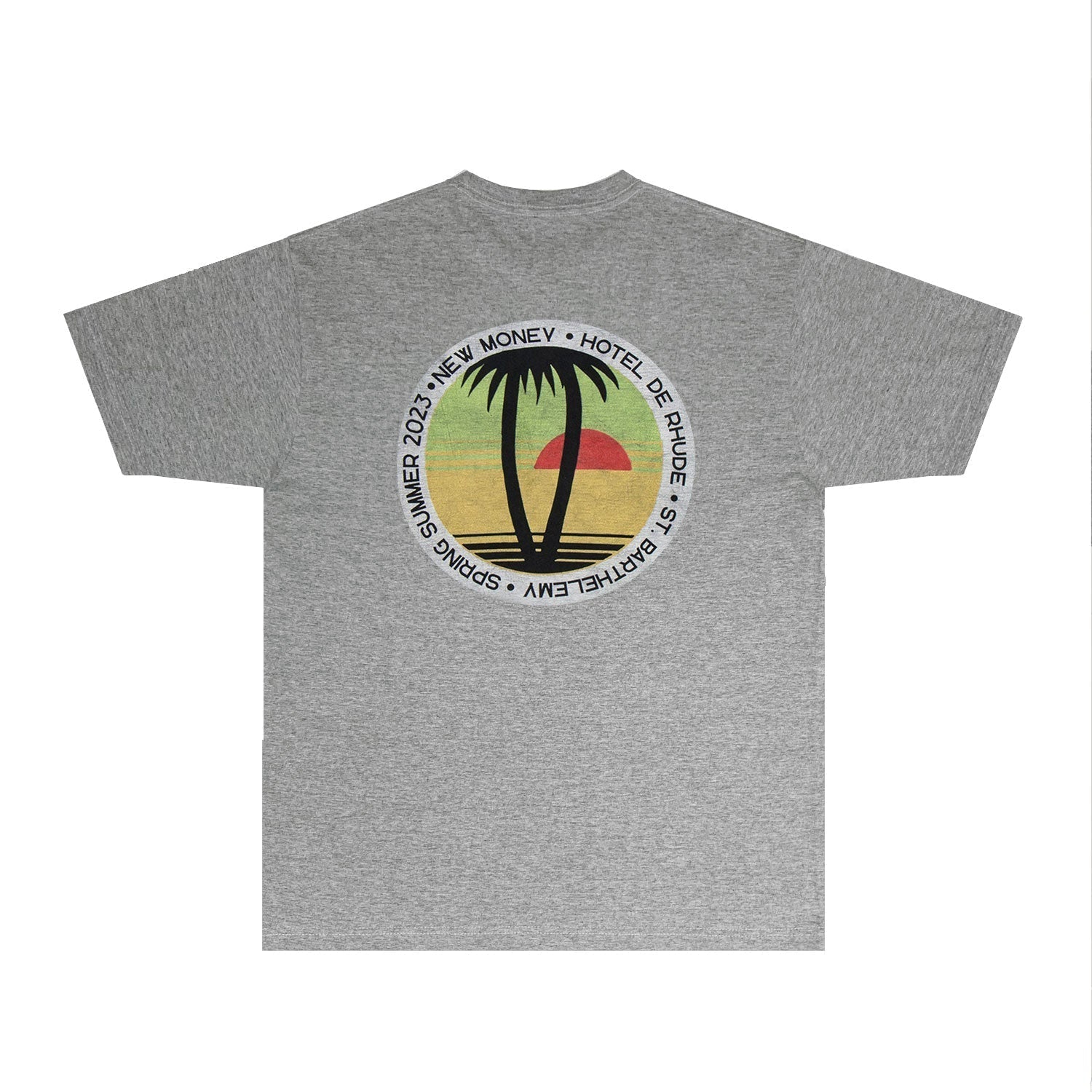 Rhude T Shirts Printed Trendy Pure Cotton