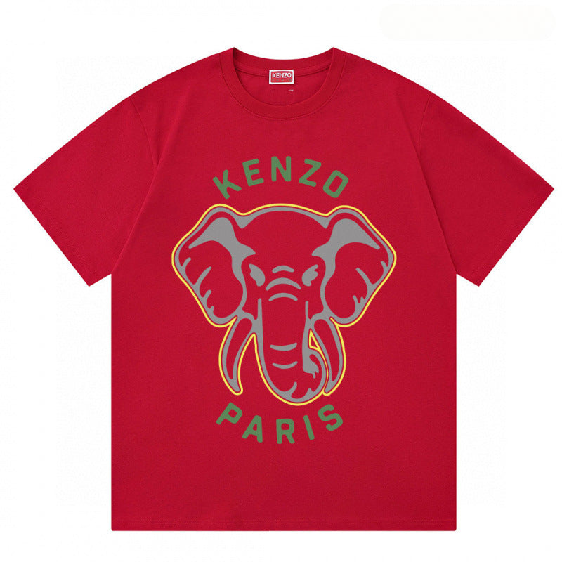 KENZO T Shirt Summer Tiger Head Casual