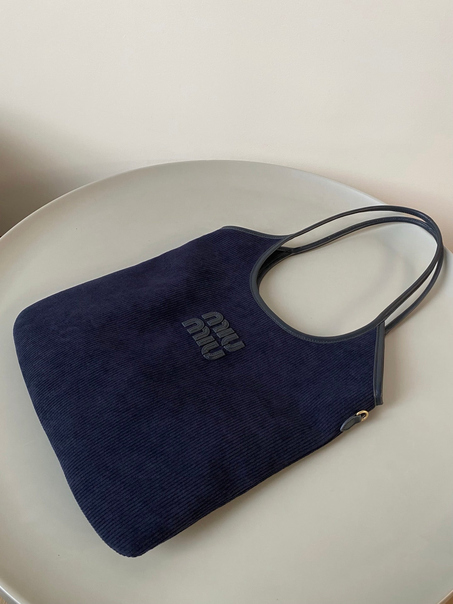 ＭＩ ＭＵ IVY CORDUROY BAG NAVY
