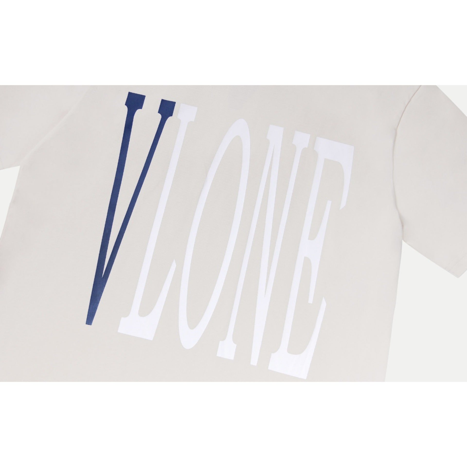 Vlone T Shirt Spring Summer Oil Painting Letter Print