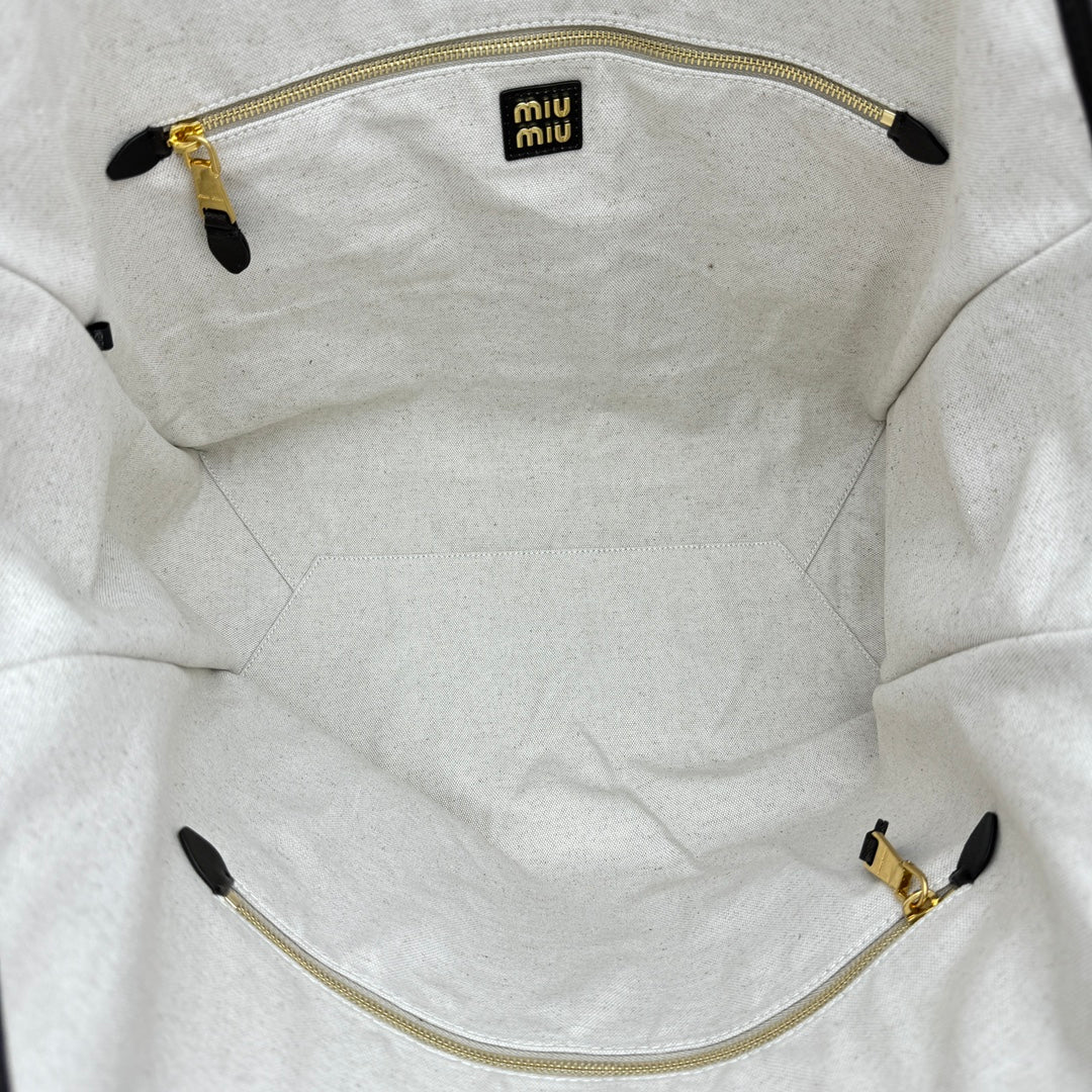 ＭＩ ＭＵ  IVY LEATHER BAG COFFE