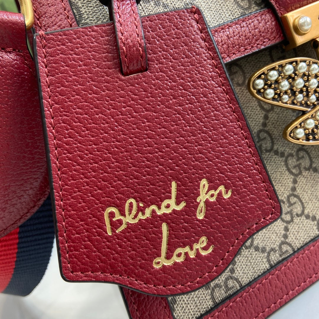 ＧＣＣＩGG QUEEN MARGARET  WOMEN HANDBAG RED