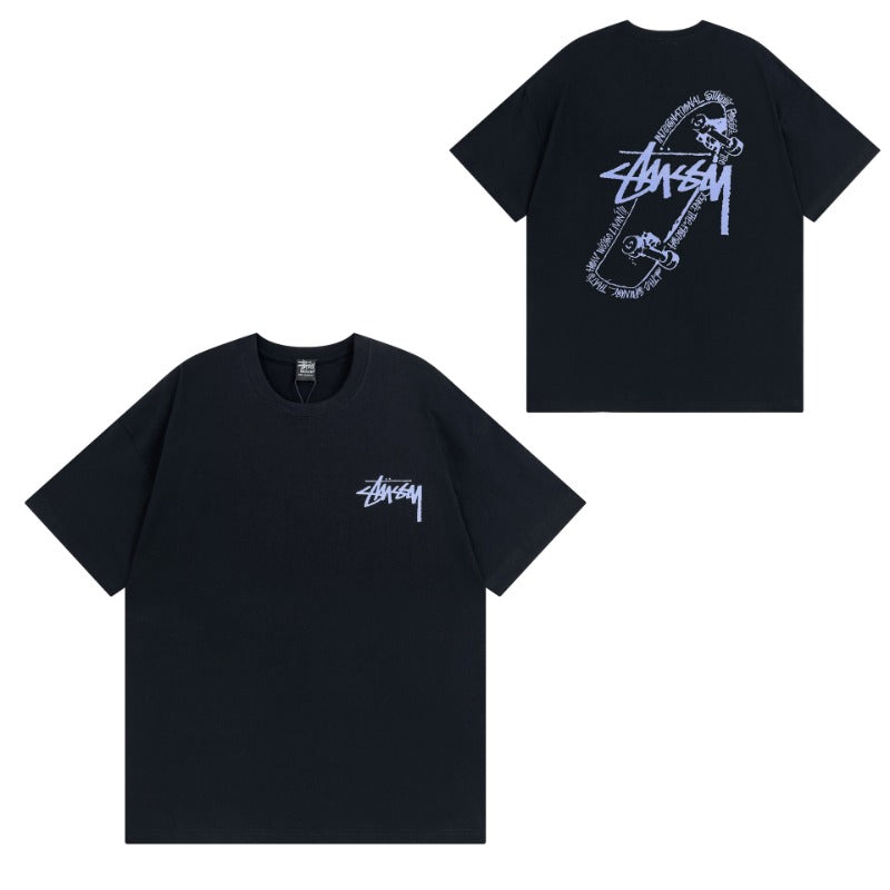 Stussy T Shirts Casual Versatile Loose T Shirts Couple