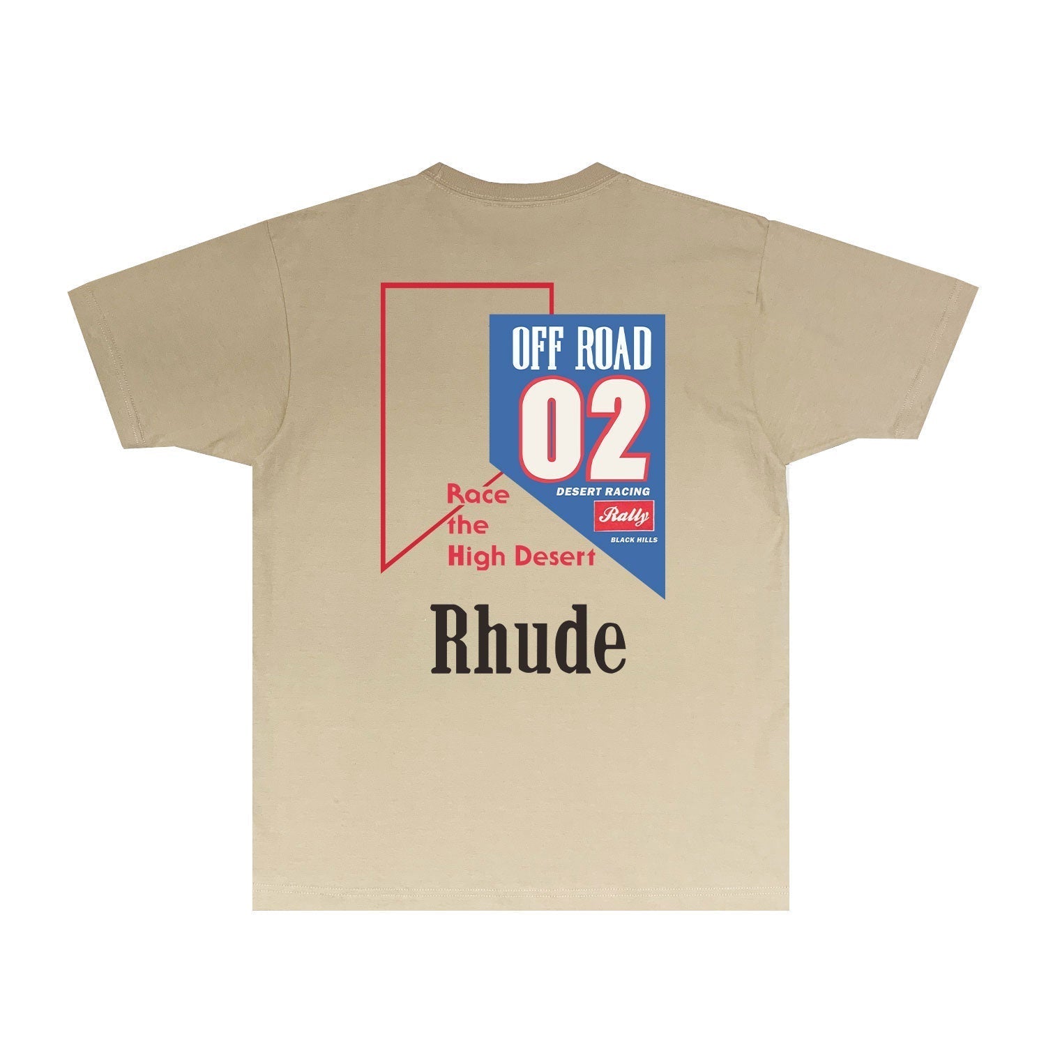 Rhude T Shirts Printed Trendy Pure Cotton