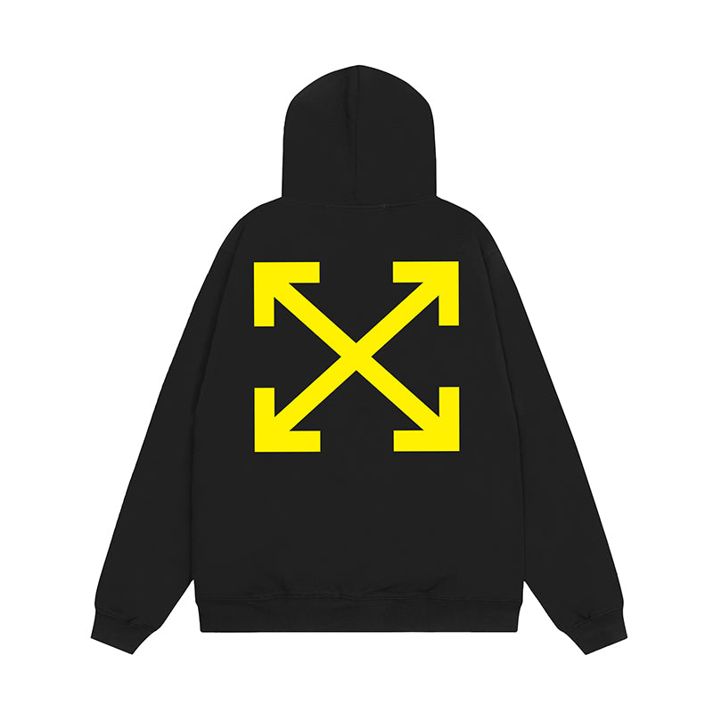 OFF WHITE Hoodie Trendy Street Style Personalized Cotton