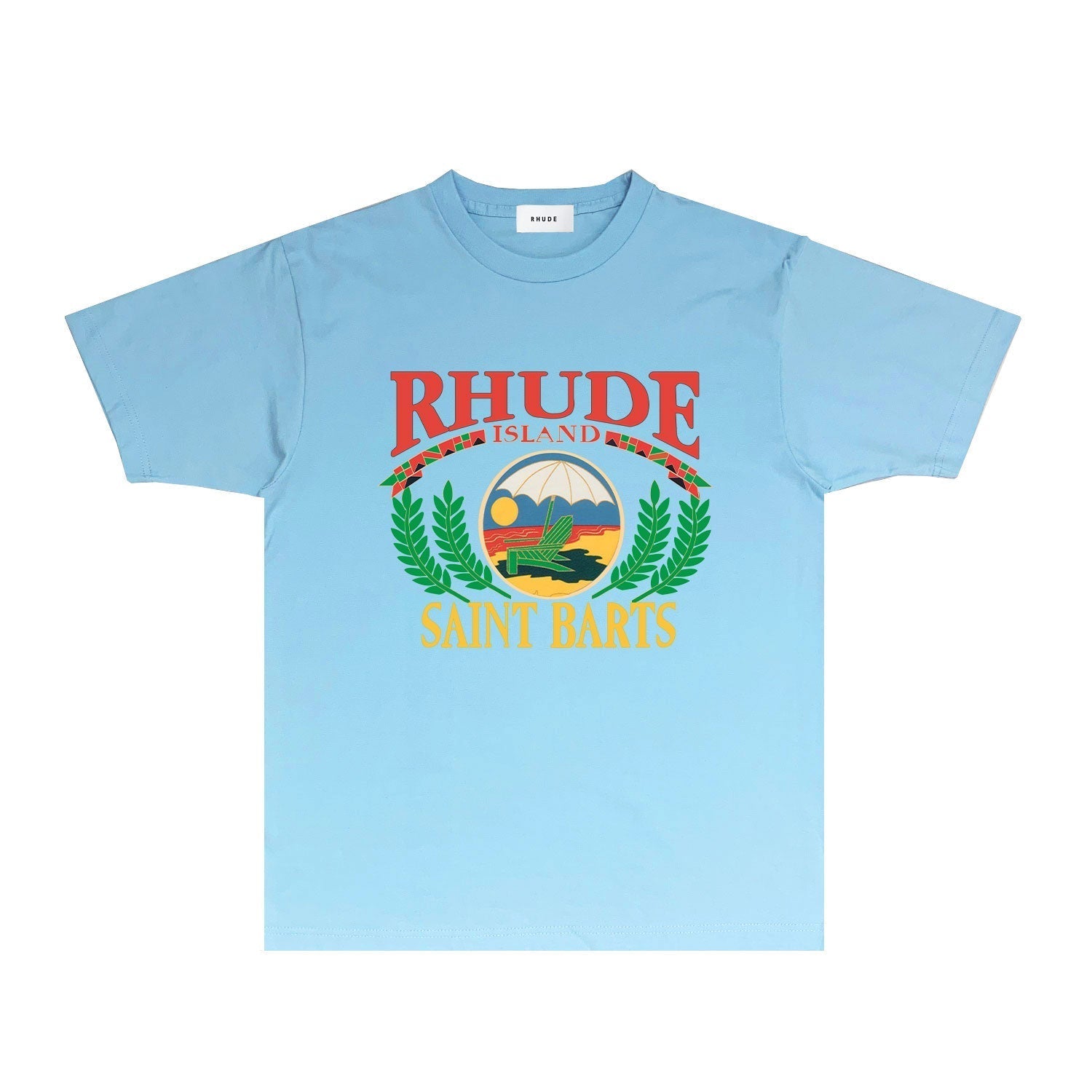 Rhude T Shirts Printed Trendy Pure Cotton
