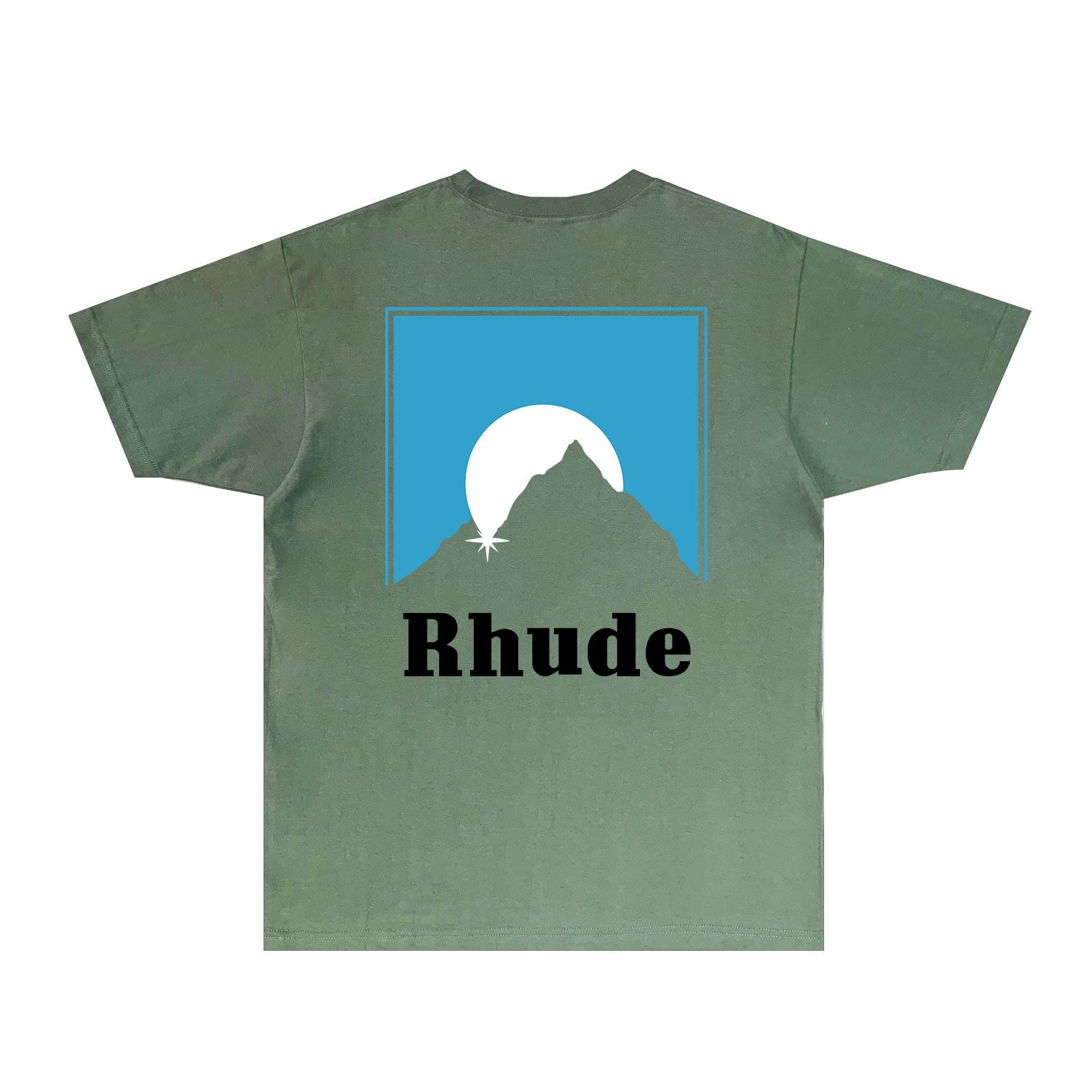 Rhude T Shirts Printed Trendy Pure Cotton