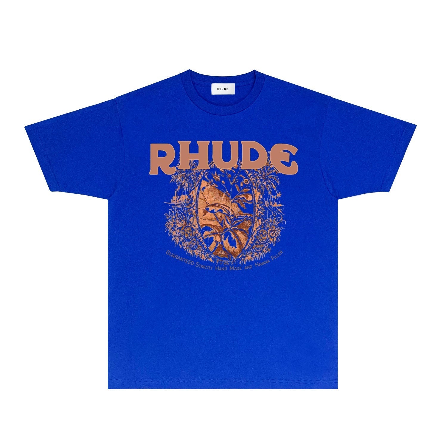 Rhude T Shirts Printed Trendy Pure Cotton