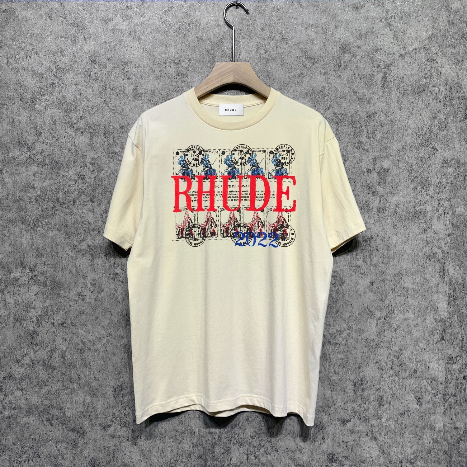 Rhude T Shirts Printed Trendy Pure Cotton