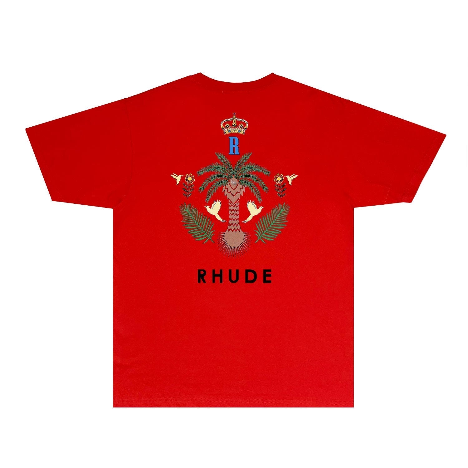 Rhude T Shirts Printed Trendy Pure Cotton