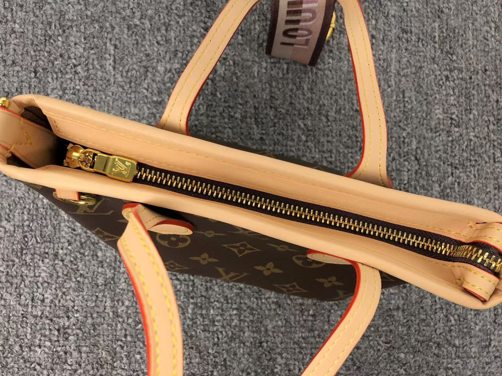 ＬＳ ＶＴＴＯＮ NEVERFULL BB HANDBAG BROWN