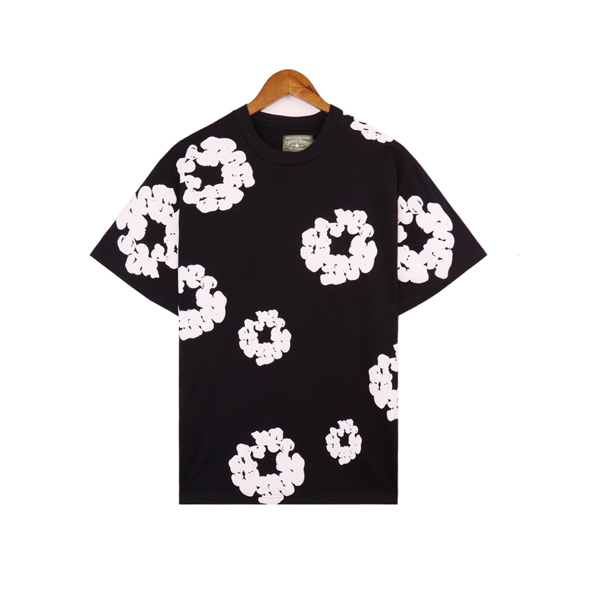 Denim Tears T Shirts Kapok Puff Print Short Sleeve T-shirt