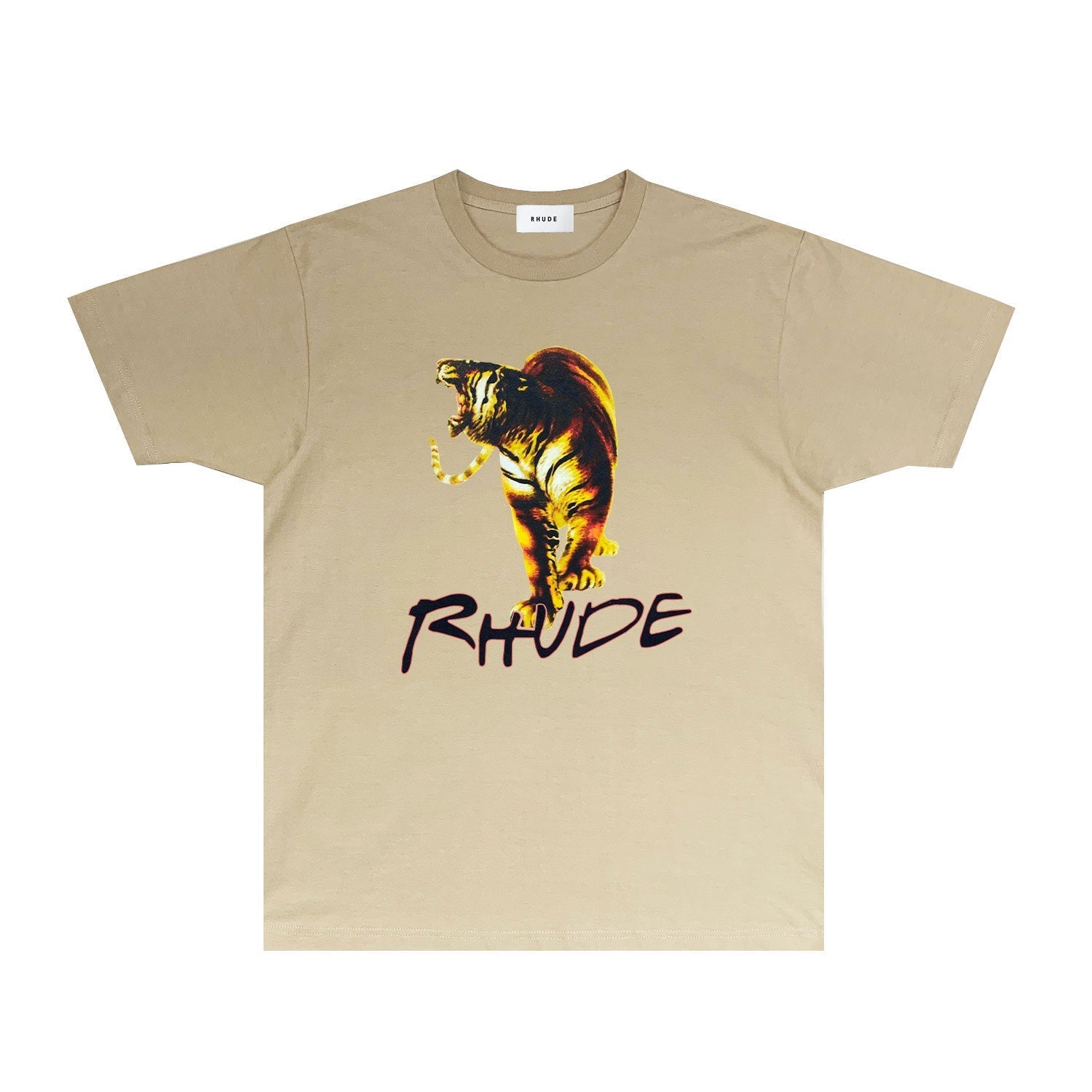 Rhude T Shirts Printed Trendy Pure Cotton
