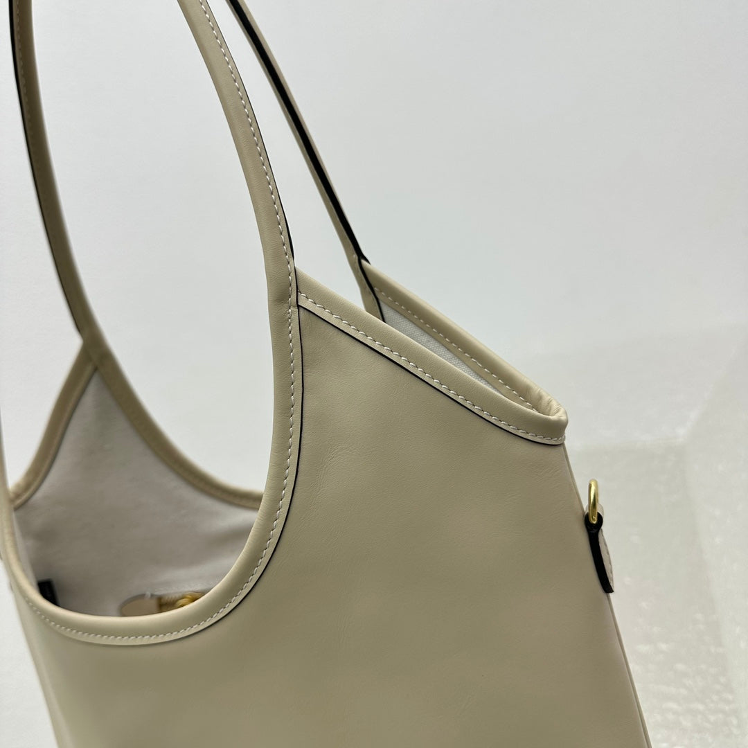 ＭＩ ＭＵ IVY LEATHER BAG CLAY GREY