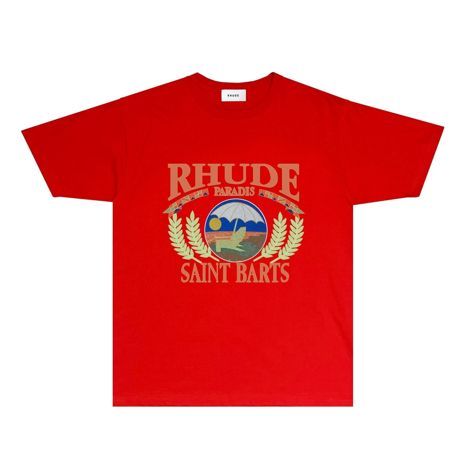 Rhude T Shirts Printed Trendy Pure Cotton