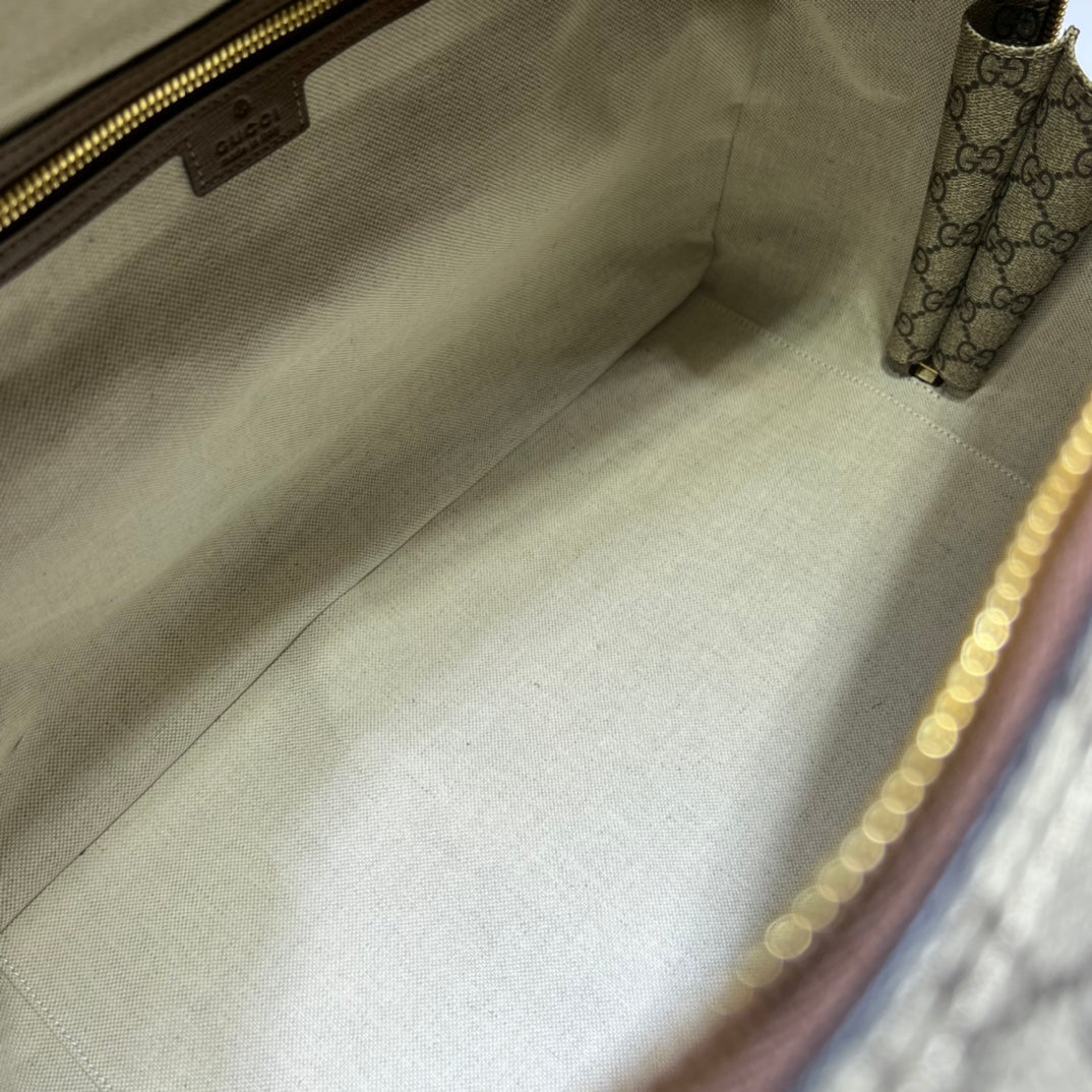 ＧＣＣＩGG CANVAS DUFFLE BAG BEGIE