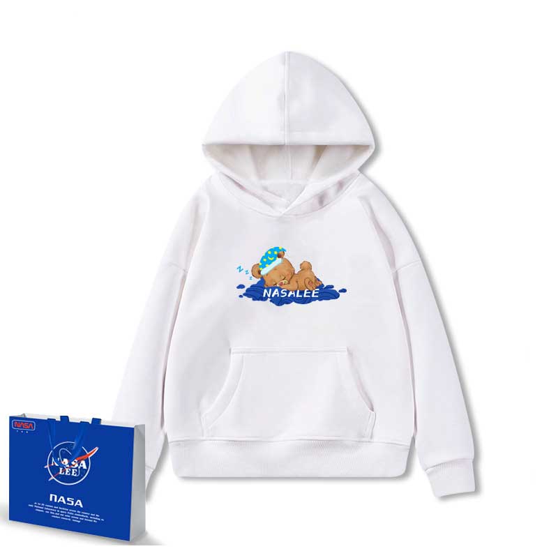 NASA Children Hoodie NASA Joint Hooded Sweater Women's Loose Spring and Autumn