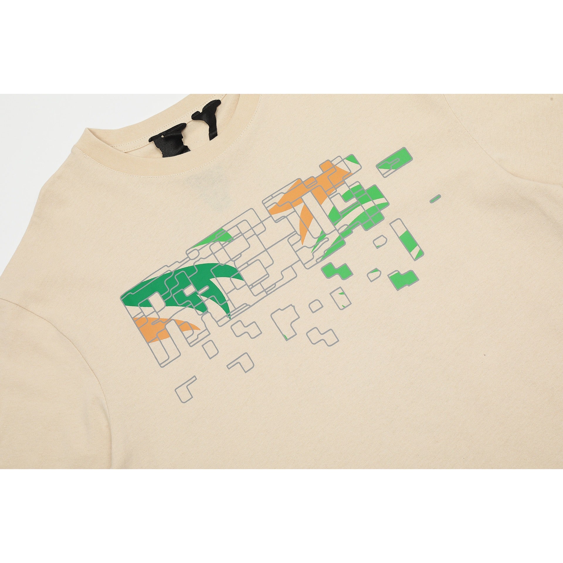 Vlone T Shirt Spring Summer Leaf Big V