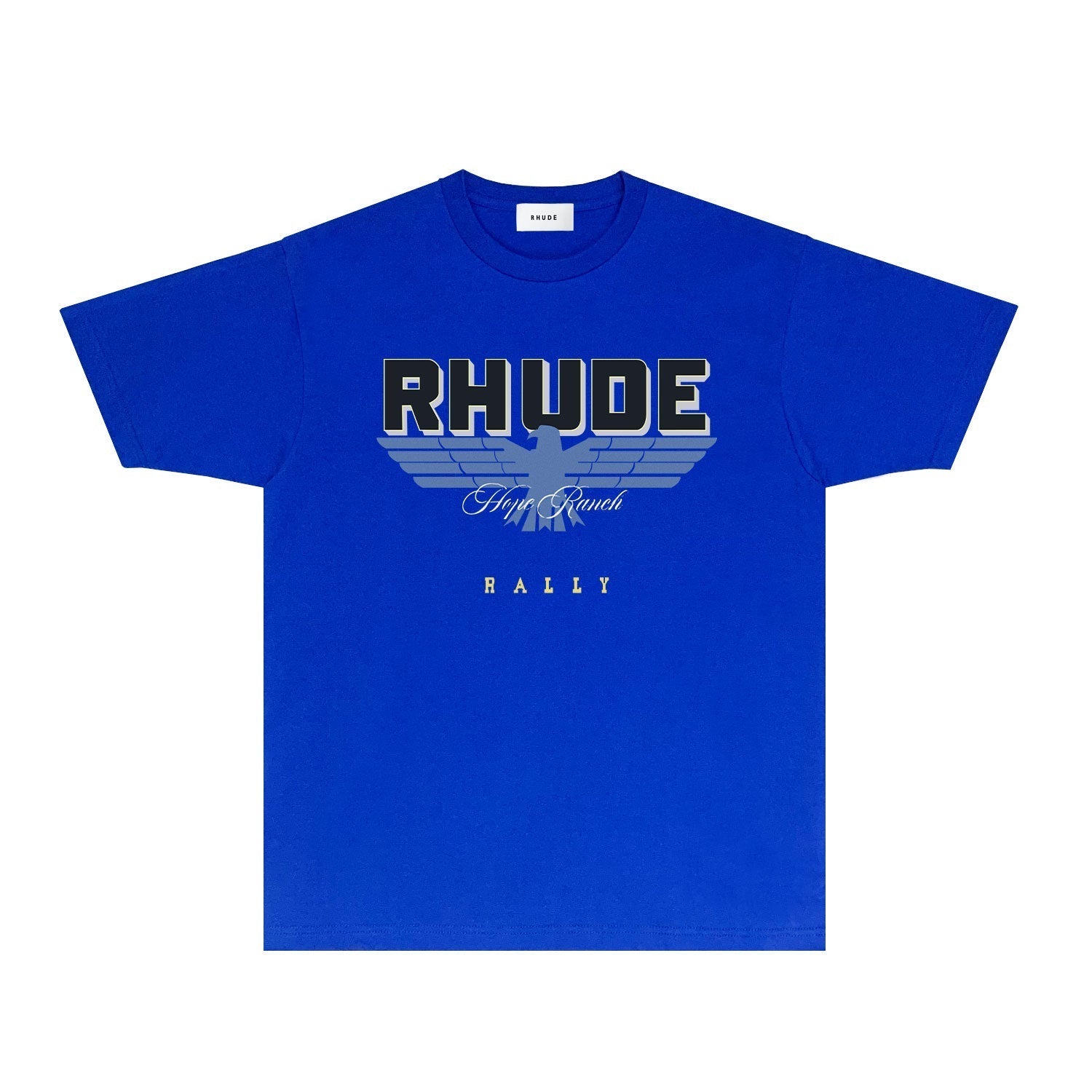 Rhude T Shirts Printed Trendy Pure Cotton