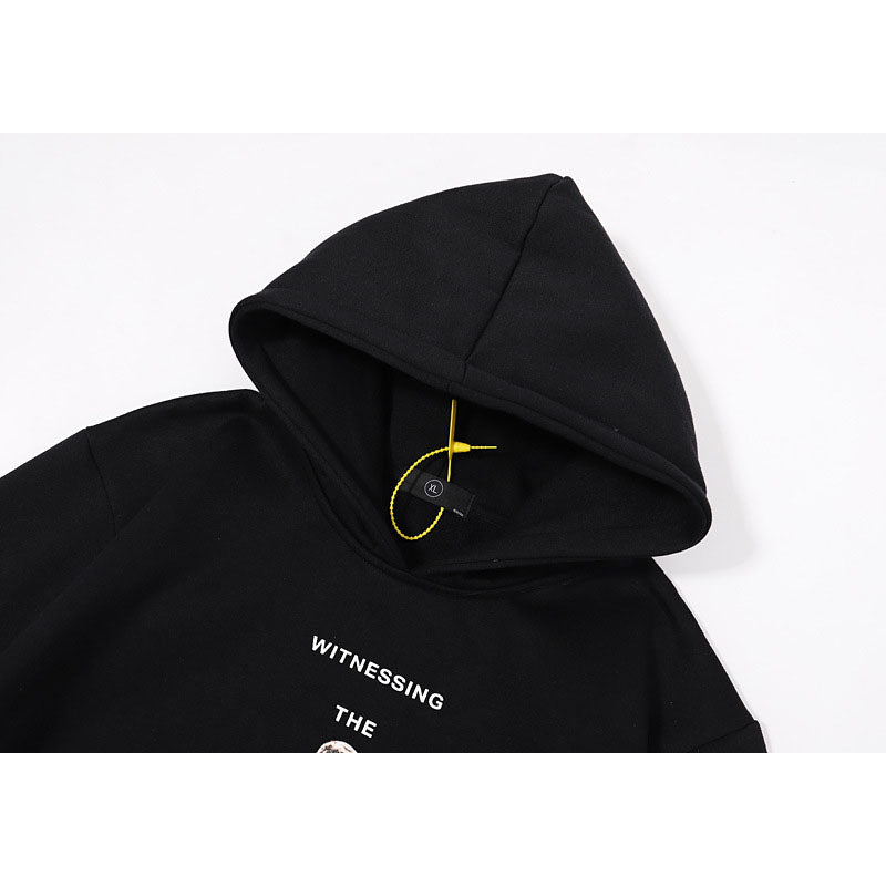 Kanye West Sunday Service Hoodie Autumn And Winter Fog Angel Hoodie Fleece-Lined