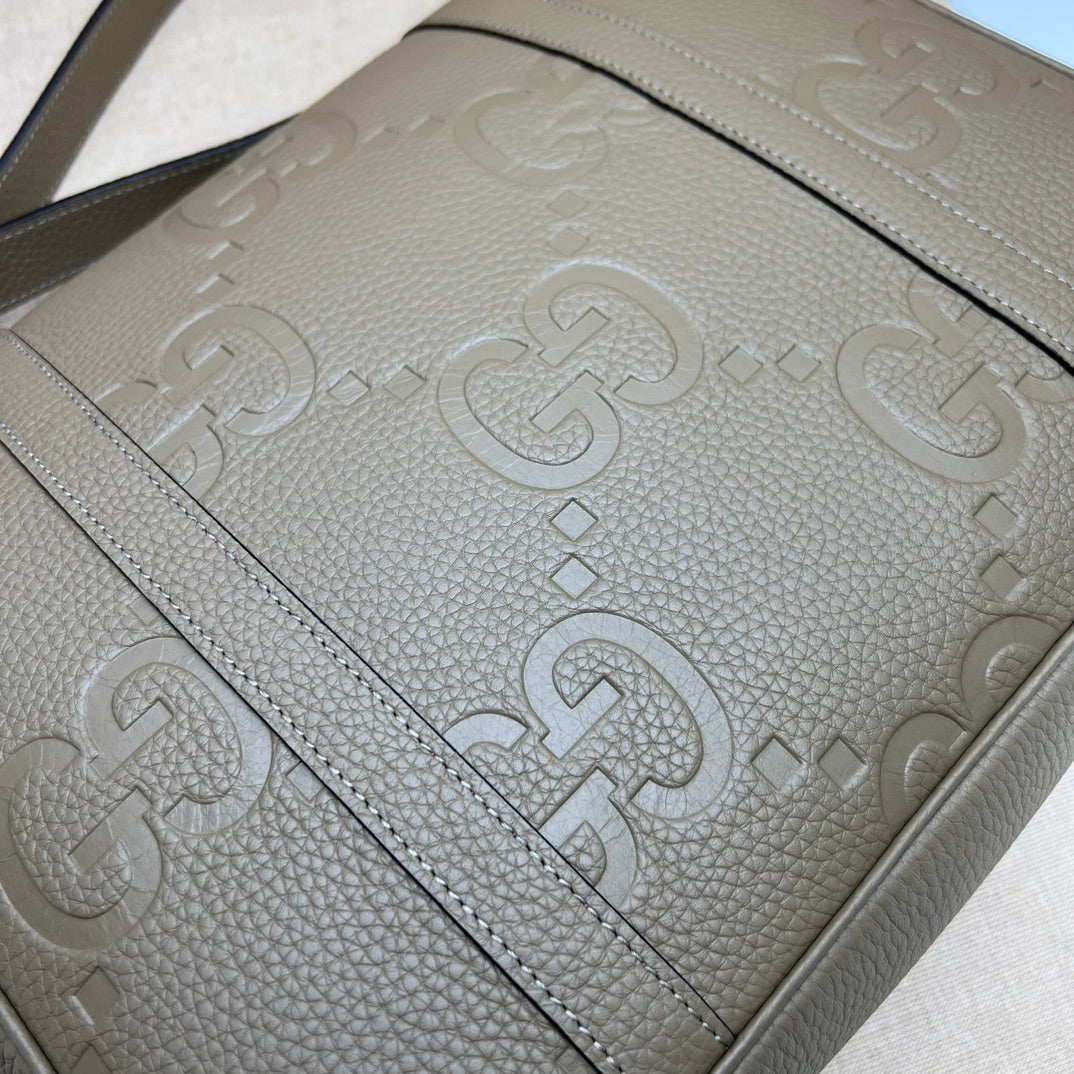 ＧＣＣＩGG JUMBO MEDIUM MESSEGER BAG BEGIE