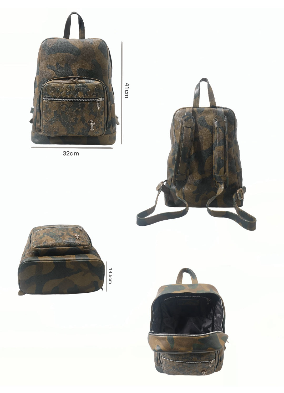 ＣＨＲＭ ＨＲＴＳ SEVENTH GRADE LEATHER CROSS BACKPACK CAMO