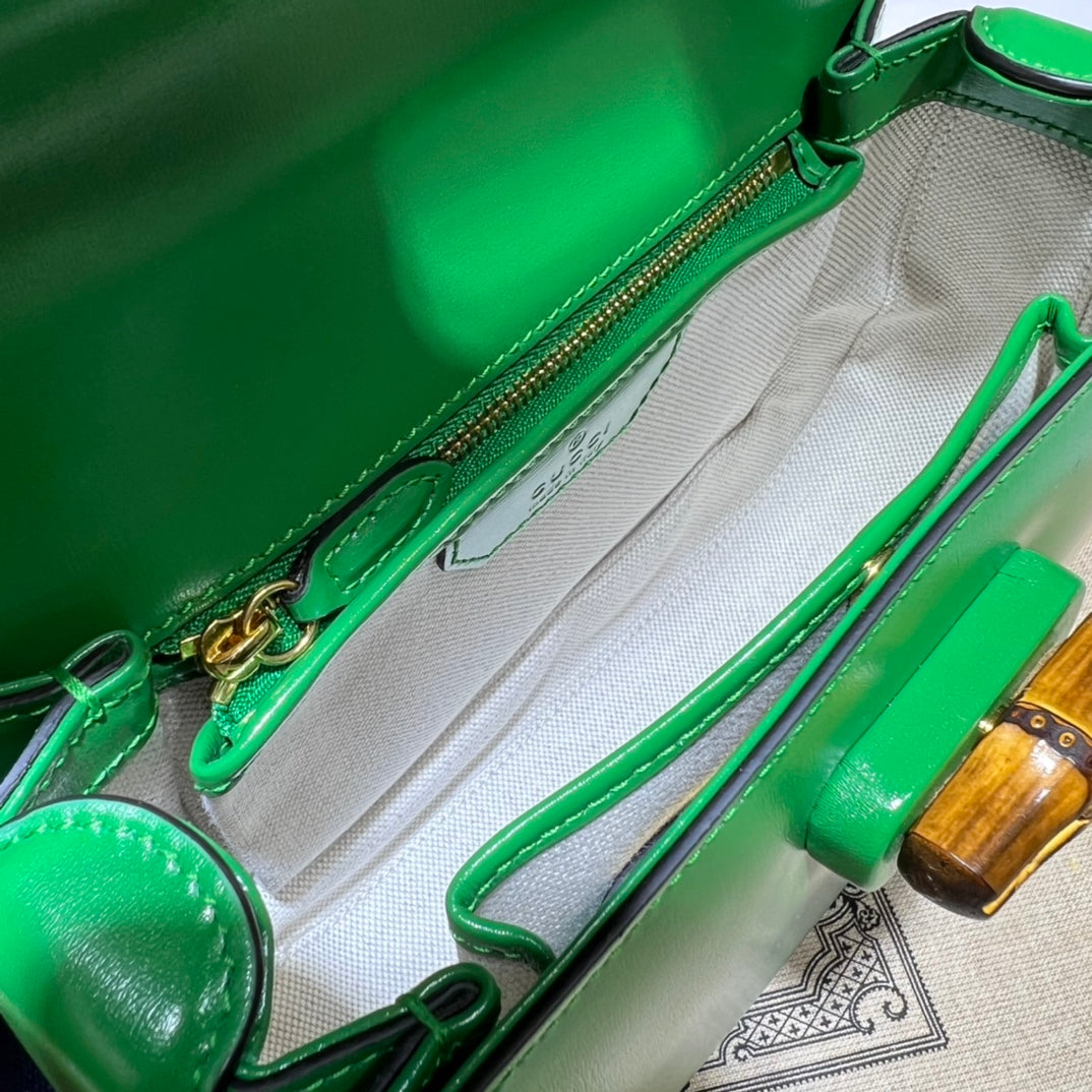 ＧＣＣＩBAMBOO 1947 SMALL BAG GREEN