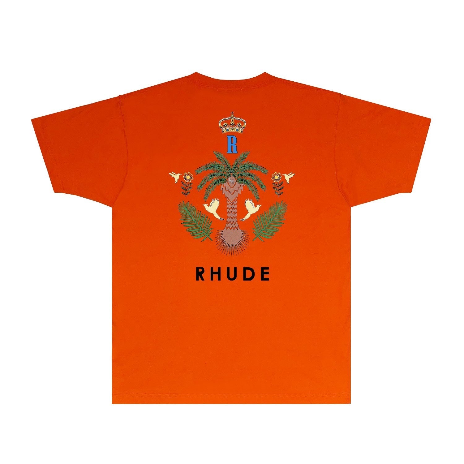 Rhude T Shirts Printed Trendy Pure Cotton