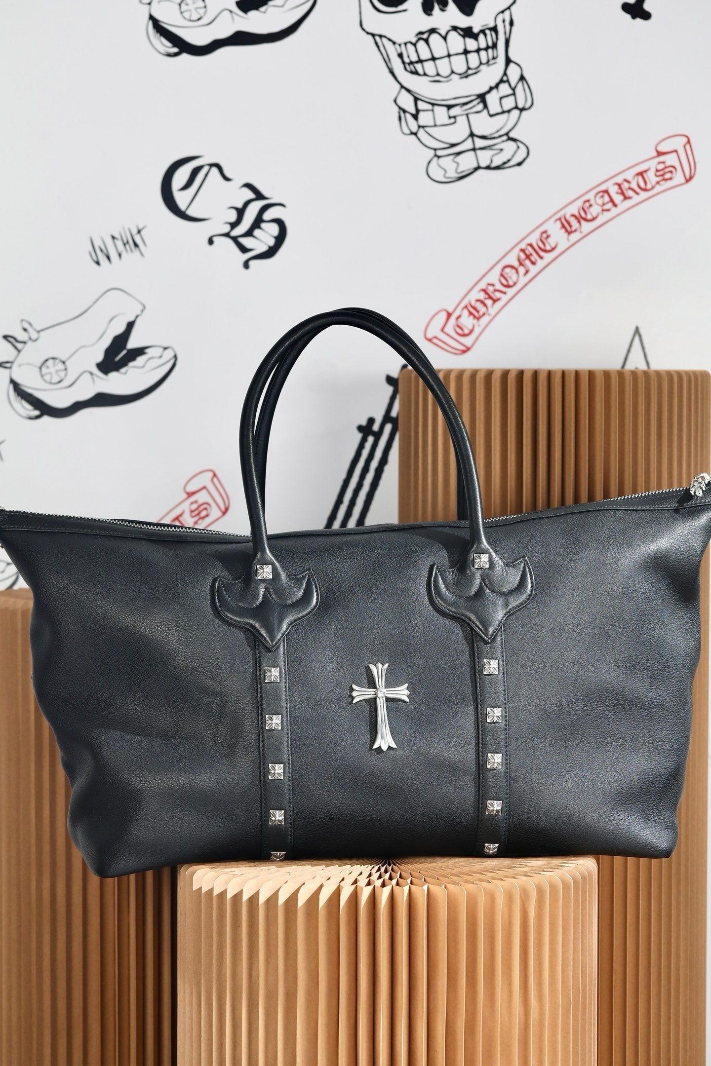 ＣＨＲＭ ＨＲＴＳ MONICA CROSS DUFFLE BAG BLACK