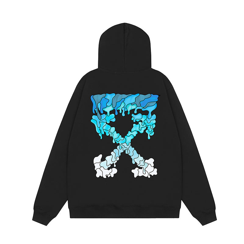 OFF WHITE Hoodie Trendy Street Style Personalized Cotton