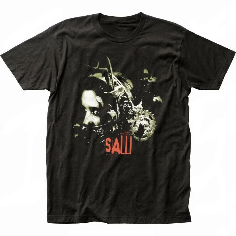 Movie SAW Horror Head Torture T Shirt Men Women Fashion