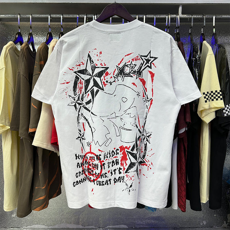 T Shirts Retro abstract print