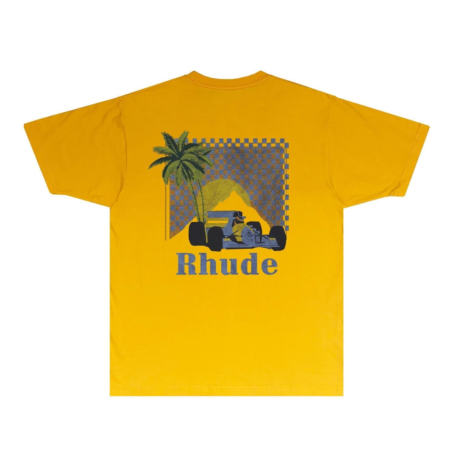 Rhude T Shirts Printed Trendy Pure Cotton